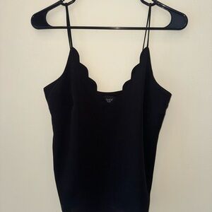 Topshop Black Scallop Camisole
